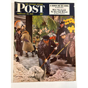 THE SATURDAY EVENING POST February 28 1948 vintage Coca-Cola ads WWII feature